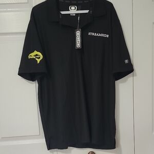 OGIO Black Polo Shirt with Professional Design